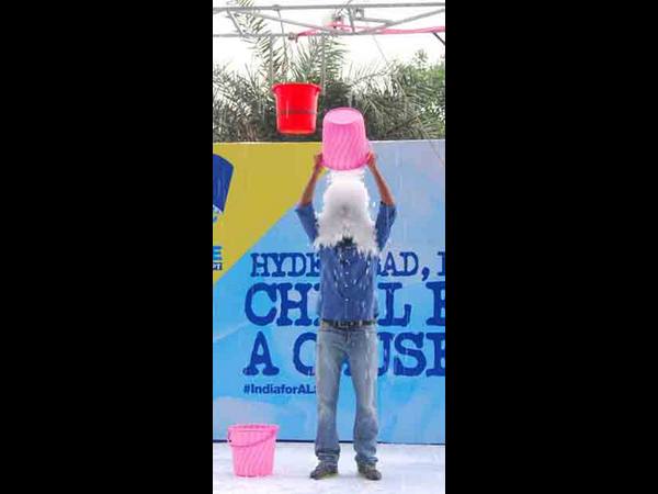 ఐస్ బకెట్ ఛాలెంజ్‌లో 'కిరాక్' హీరోయిన్