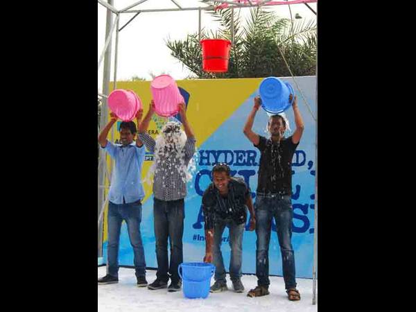  ఐస్ బకెట్ ఛాలెంజ్‌లో 'కిరాక్' హీరోయిన్