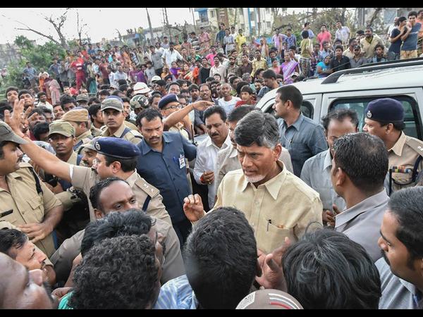 చంద్రబాబు ఏరియల్ సర్వే 