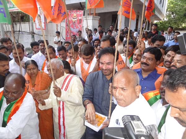 టపాసులు పేల్చుతూ..