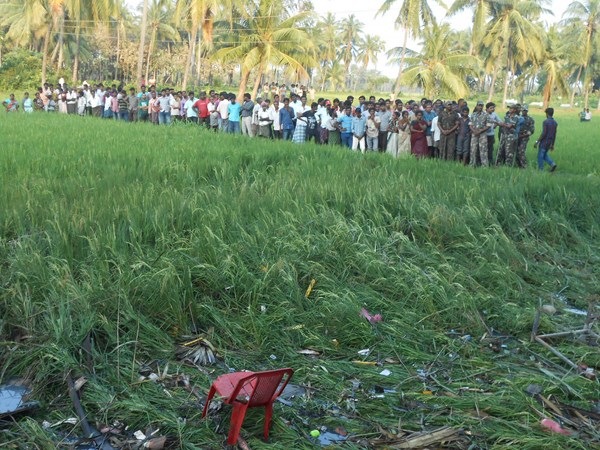 బాణసంచా పేలుడు ఘటన చెల్లా చెదురుగా మృతదేహాలు
