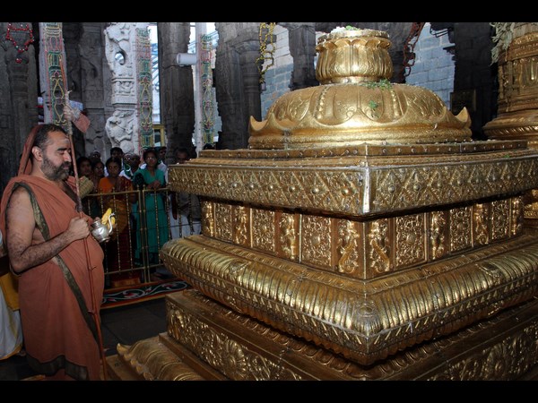  శ్రీవారి సన్నిధిలో జూనియర్ కంచి పీఠాధిపతి