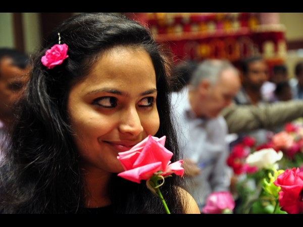 హైటెక్స్‌లోని హెచ్‌ఐసీసీలో గులాబీ షో... 