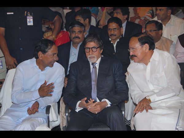  కేసీఆర్ - అమితాబ్ - నాగార్జున