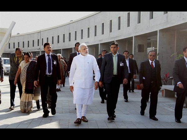  దండి కుటీర్‌లో భారత ప్రధాని నరేంద్ర మోడీ