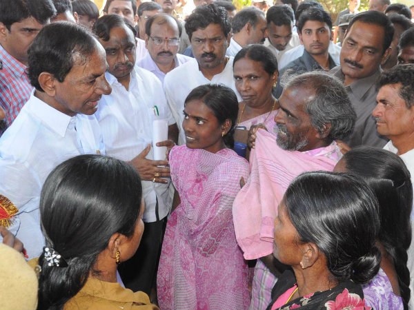  KCR gives house to Panikara Mallaiah, who questioned Chandrababu