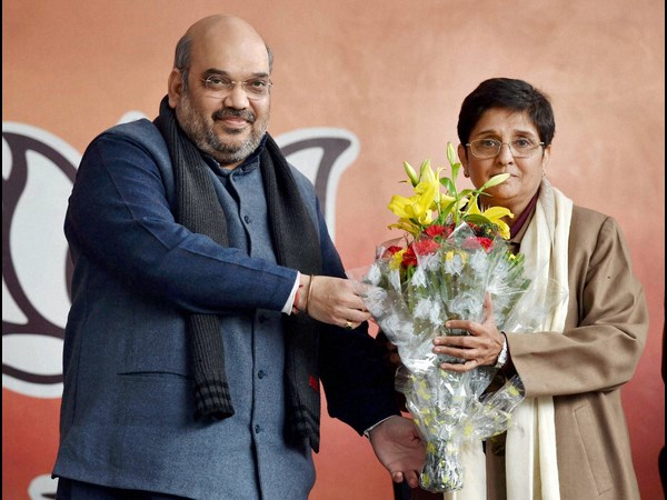 కిరణ్ బేడీ, అమిత్ షా