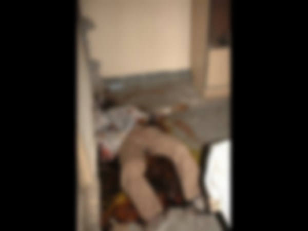 హత్యకు గురైన వ్యక్తి మృతదేహం