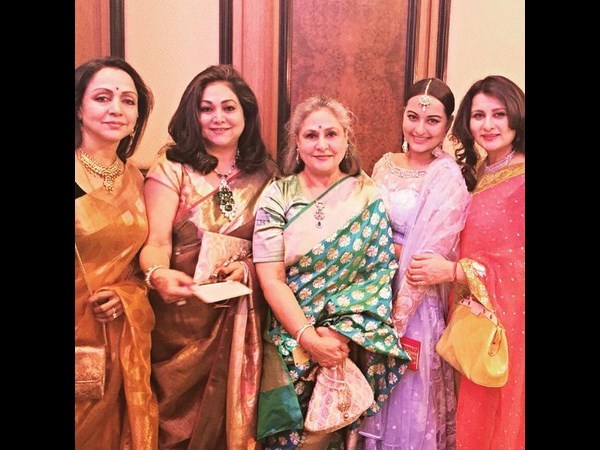 వివాహ వేడుకలో సోనాక్షి సిన్హా