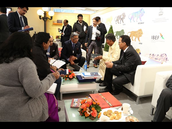 దావోస్‌లో బీజాగా ఏపీ సీఎం చంద్రబాబు