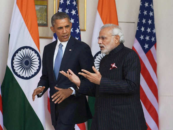 Mera pyaar bhara namaskar, Obama goes desi at press meet