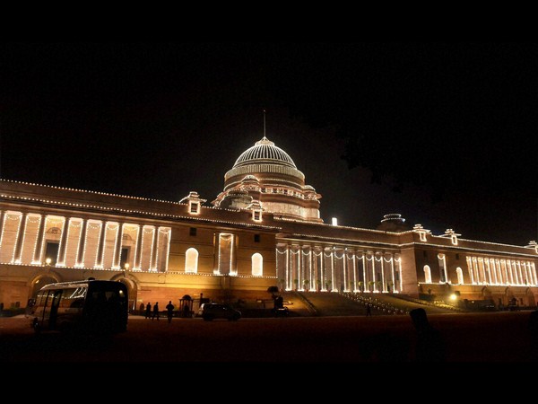  రాష్ట్రపతి విందులో అమెరికా అధ్యక్షుడు బరాక్ ఒబామా 