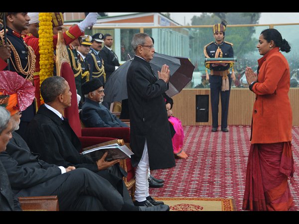  చిరు జల్లుల మధ్యే గణతంత్ర వేడుకలు