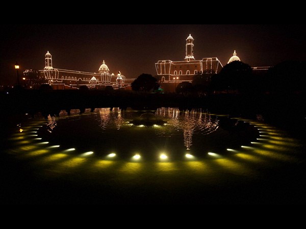 అందంగా ముస్తాబైన రాష్ట్రపతి భవన్