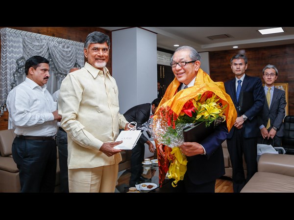 చంద్రబాబుతో జైకా ప్రతినిధులు