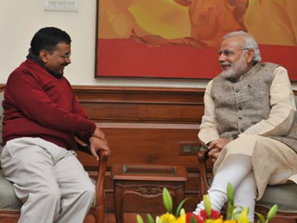 Arvind Kejriwal meets PM Narendra Modi, invites him for swearing-in ceremony