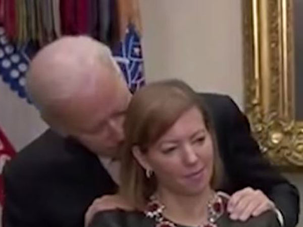 Video: Joe Biden's 'up-close' moment with Ashton Carter's wife goes viral Video: Joe Biden's 'up-close' moment with Ashton Carter's wife goes viral