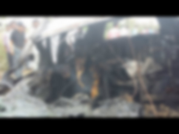 వ్యక్తి సజీవ దహనం