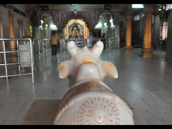 ఆలయంలో తనిఖీలు