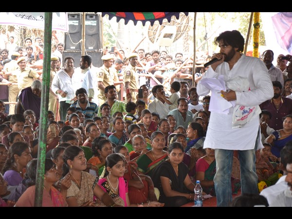 పవన్ నిలబడుతారా...