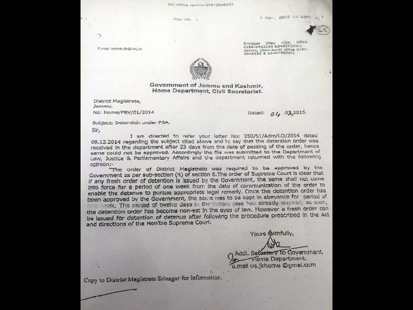 Decision to Free Separatist Masarat Alam Taken During Central Rule in Jammu and Kashmir, Reveal Letters