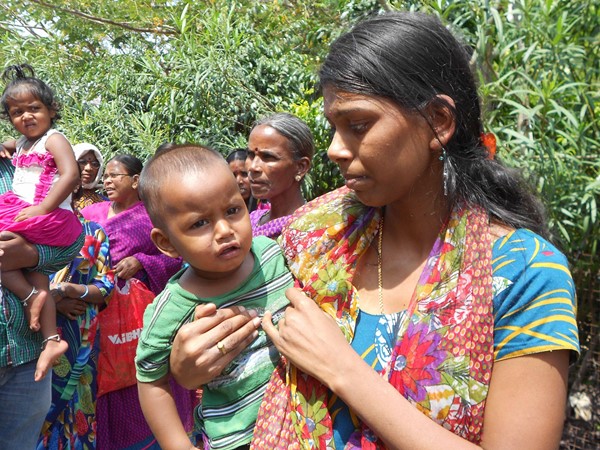 శిశువును మార్చారు