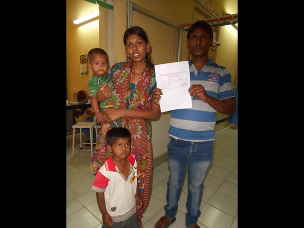 శిశువును మార్చారు