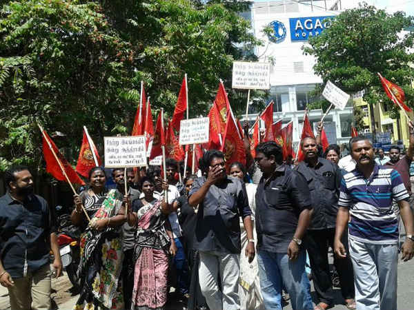 తమిళనాడులో నిరసన తమిళనాడులో నిరసన