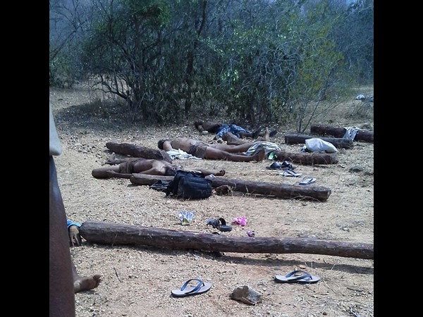 Encounter: CCTV Visuals in seshachalam forest Encounter: CCTV Visuals in seshachalam forest