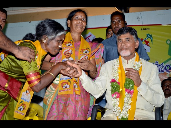  Chandrababu challenges KCR on GHMC election