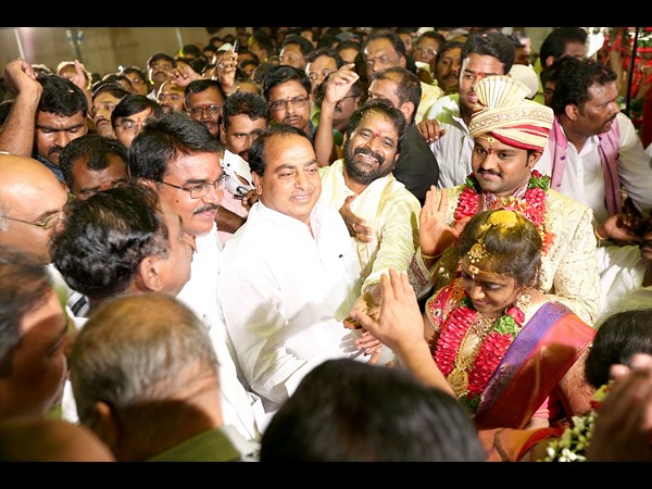  గౌడ్ కుమార్తె శ్రీహిత వివాహానికి ప్రముఖులు 