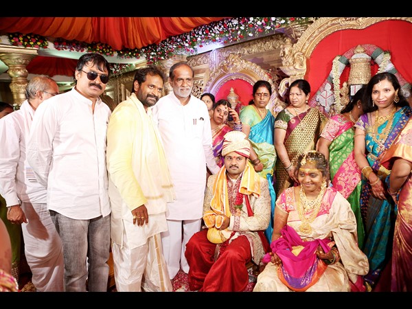  గౌడ్ కుమార్తె శ్రీహిత వివాహానికి ప్రముఖులు 