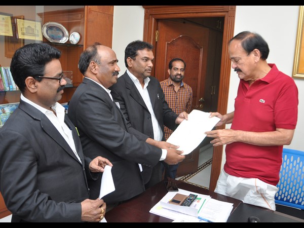  Advocates' JAC Memorandum to venkaiah Naidu