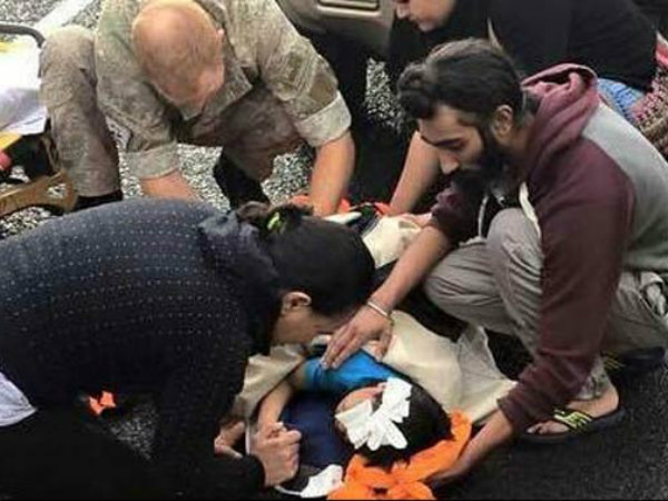 Truckload of gifts for Sikh who broke protocol and cradled injured boy's head with turban Truckload of gifts for Sikh who broke protocol and cradled injured boy's head with turban