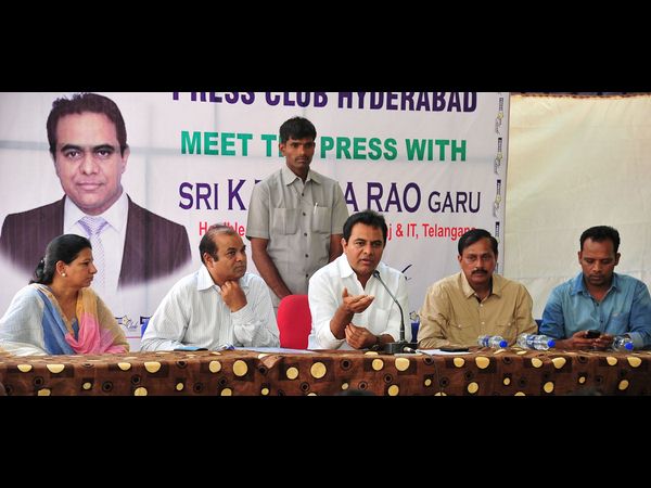  ‘మీట్‌ ద ప్రెస్‌'లో మంత్రి కేటీఆర్‌ 