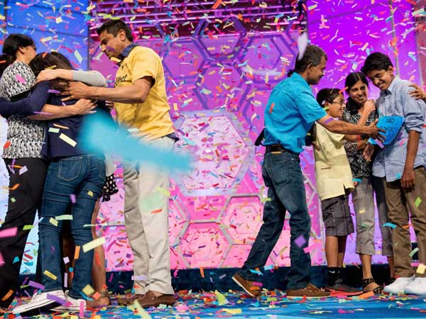 Indian-Americans Vanya Shivashankar, Gokul Venkatachalam share National Spelling Bee 2015 