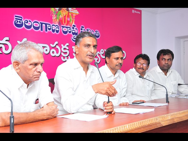 Harish Rao questions BJP on Revanth Reddy issue