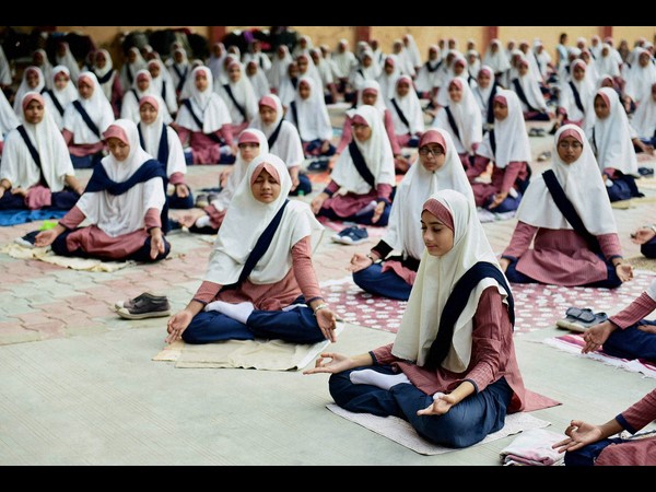  Yoga day preparations at UN