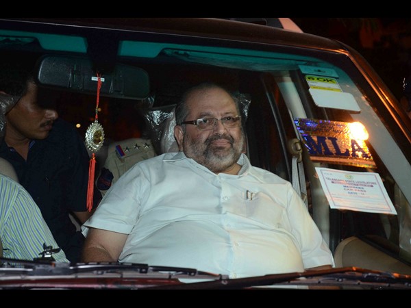 Stephenson meets KCR: Rajiv Sharma with governor Stephenson meets KCR: Rajiv Sharma with governor