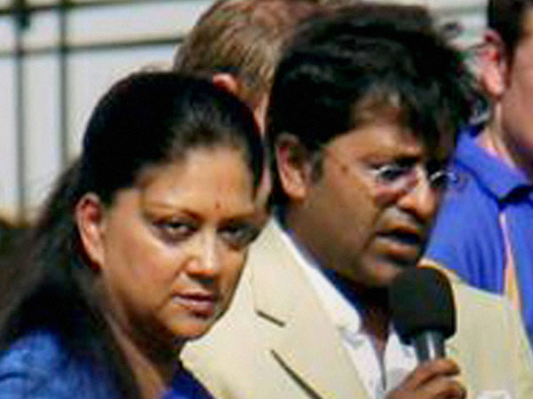 Rajasthan CM Vasundhara Raje recommended Lalit Modi for Padma Award in 2007 Rajasthan CM Vasundhara Raje recommended Lalit Modi for Padma Award in 2007