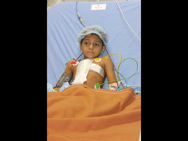 చికిత్స అనంతరం బాలుడు