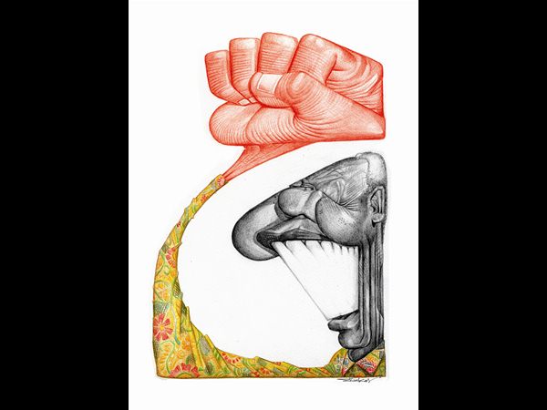 Shankar Pamarthy wins the world press cartoon 2014 Grand Prix Award