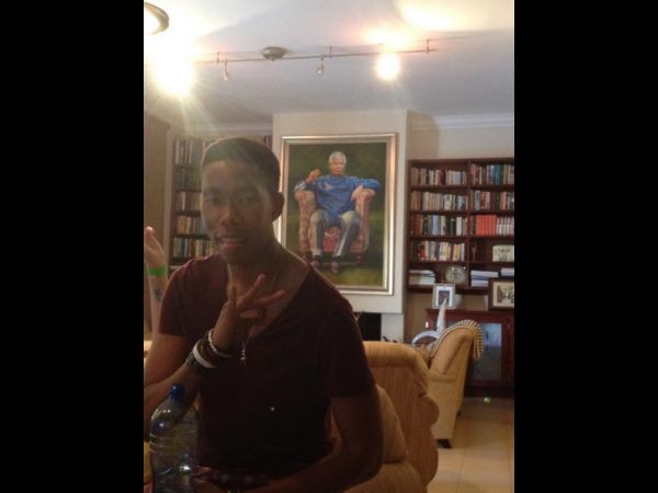 Mandela's grandson, appears in court after being charged with raping a girl Mandela's grandson, appears in court after being charged with raping a girl