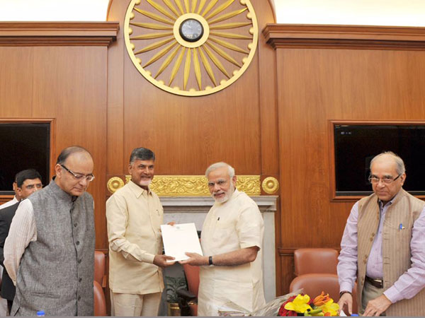 Chandrababu responds on Special Status to AP