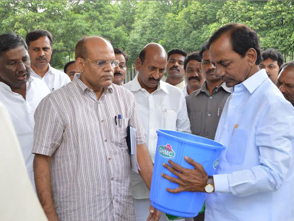 చెత్త డబ్బాలకు, జీహెచ్ఎంసీ వాహనాలకు కేసీఆర్ గ్రీన్ సిగ్నల్ 
