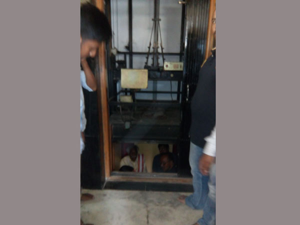 BJP leader Bandaru Dattatreya trapped inside lift in Hyderabad