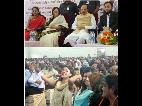 ఆదివారంనాటి ఓ కార్యక్రమంలో కవిత, నజ్మాహెఫ్తుల్లా, అలీ