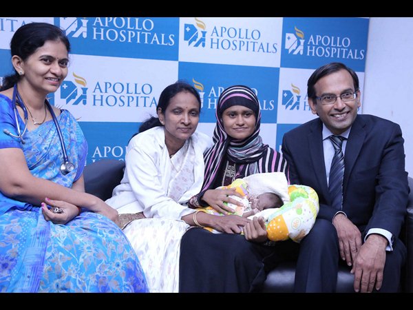  అరుదైన సర్జరీ: 11 రోజుల పసికందు గుండెకు స్టంట్