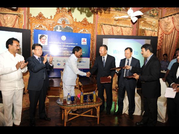 చైనా ప్రతినిధులతో కెసిఆర్