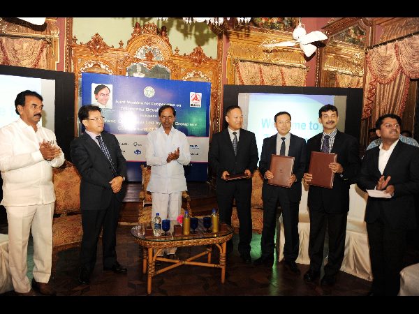 చైనా ప్రతినిధులతో కెసిఆర్